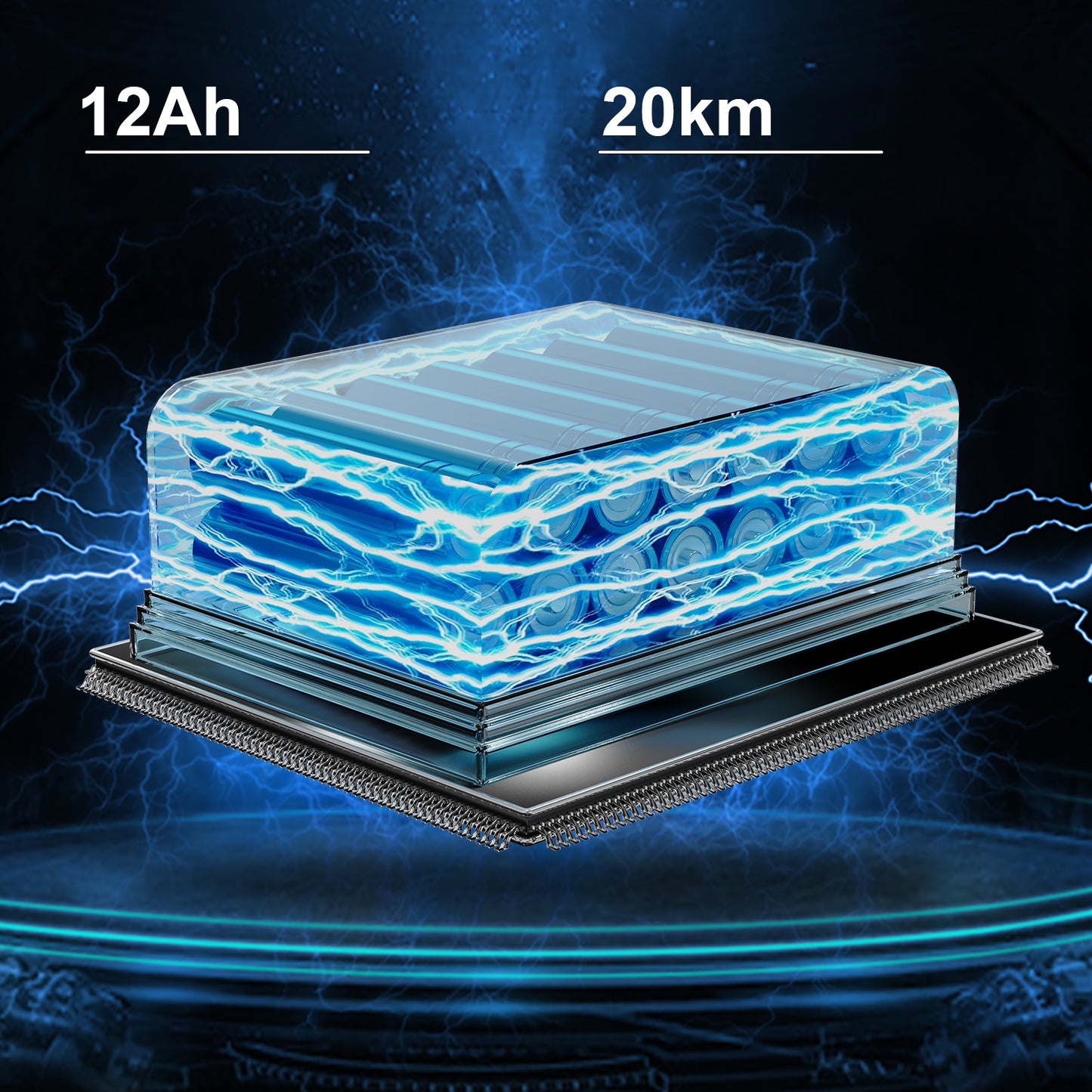 Invvqu VITA-1H Schwarz-Rot faltbarer Elektrorollstuhl– 500W Motor, 12Ah Akku, 20 km Reichweite