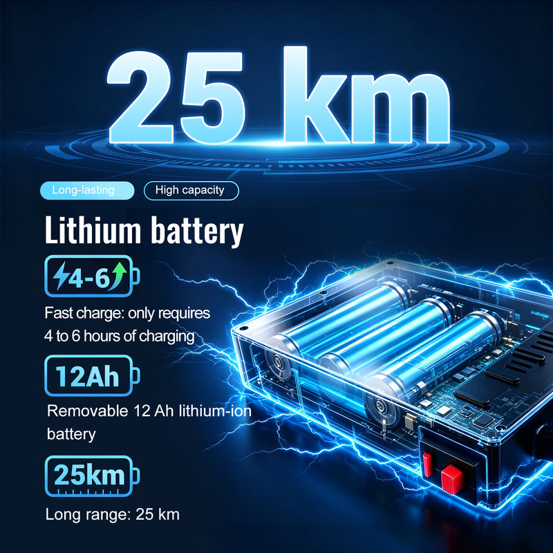Invvqu V4-H Faltbarer Elektrorollstuhl – 500 W, 20 km Reichweite, bis 150 kg