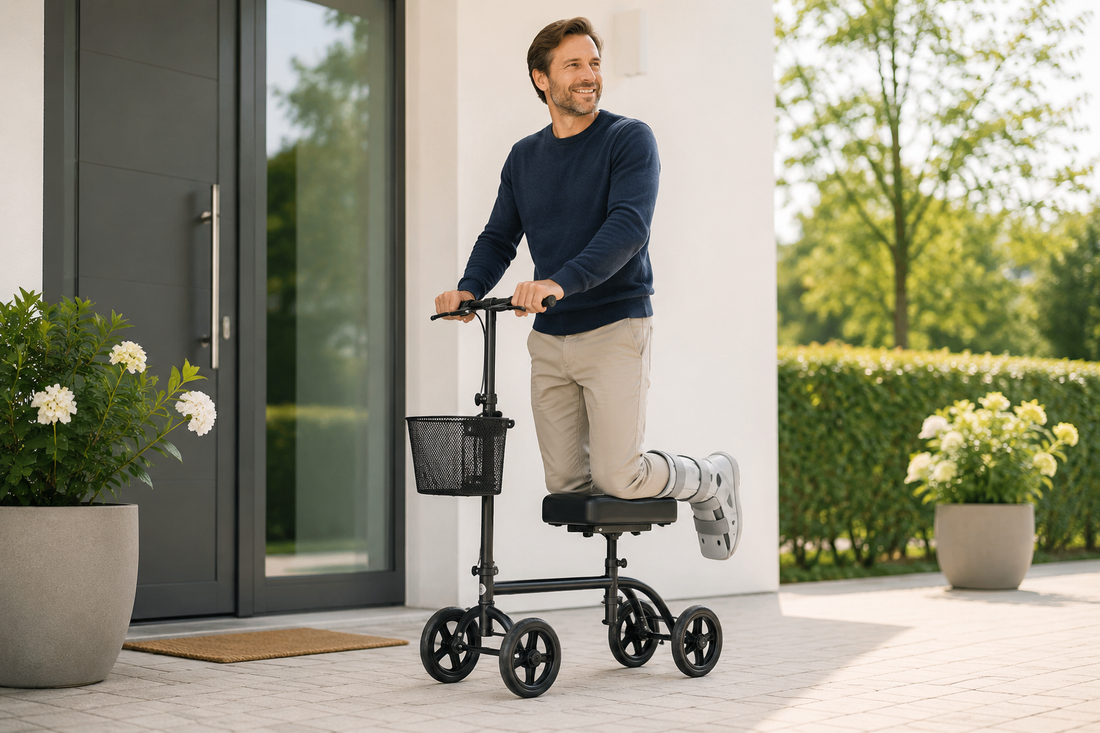 Knie-Roller nach Fuß- oder Sprunggelenkverletzung: Wann er den Alltag spürbar erleichtern kann