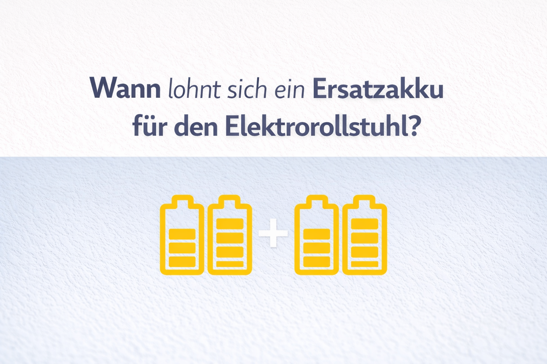 Wann lohnt sich ein Ersatzakku für den Elektrorollstuhl? Für wen eine zweite Batterie im Alltag sinnvoll sein kann