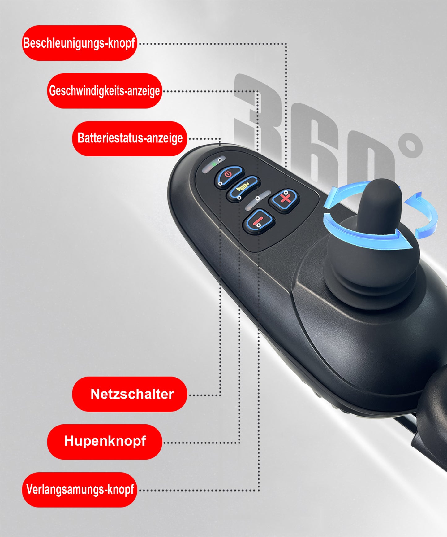 Invvqu D04 Elektrorollstuhl Schwarz – faltbar & ultraleicht
