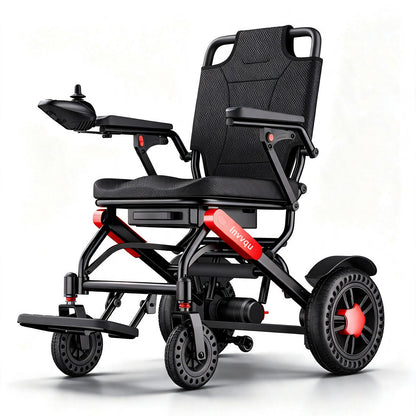 Invvqu V4-H Faltbarer Elektrorollstuhl – 500 W, 20 km Reichweite, bis 150 kg