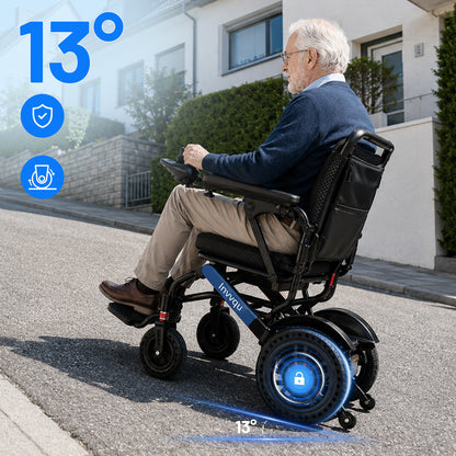 Invvqu V4-L Komfort-Elektrorollstuhl – faltbar für Alltag & Zuhause