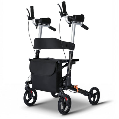 Invvqu W2-S – Rollator mit Unterarmstützen und Armauflagen, höhenverstellbar, bis 150 kg