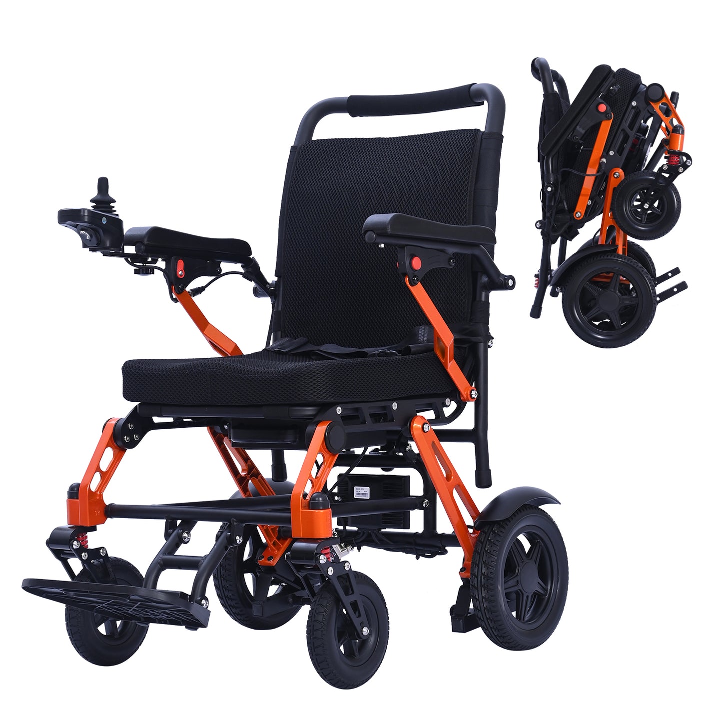 Invvqu XP02 Elektrischer Rollstuhl – 12Ah Akku, 20 km Reichweite, bis 150 kg