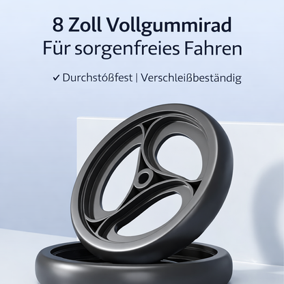 Invvqu K01-S – Faltbarer leichter Knie-Roller mit Sitz, höhenverstellbar, Krückenersatz