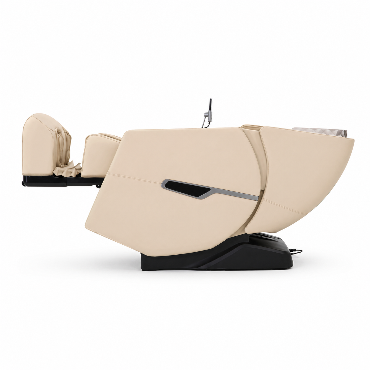 A553 Beige Massagesessel mit 3D-Tiefenmassage, Sprachsteuerung und Ganzkörper-Airbag-Massage