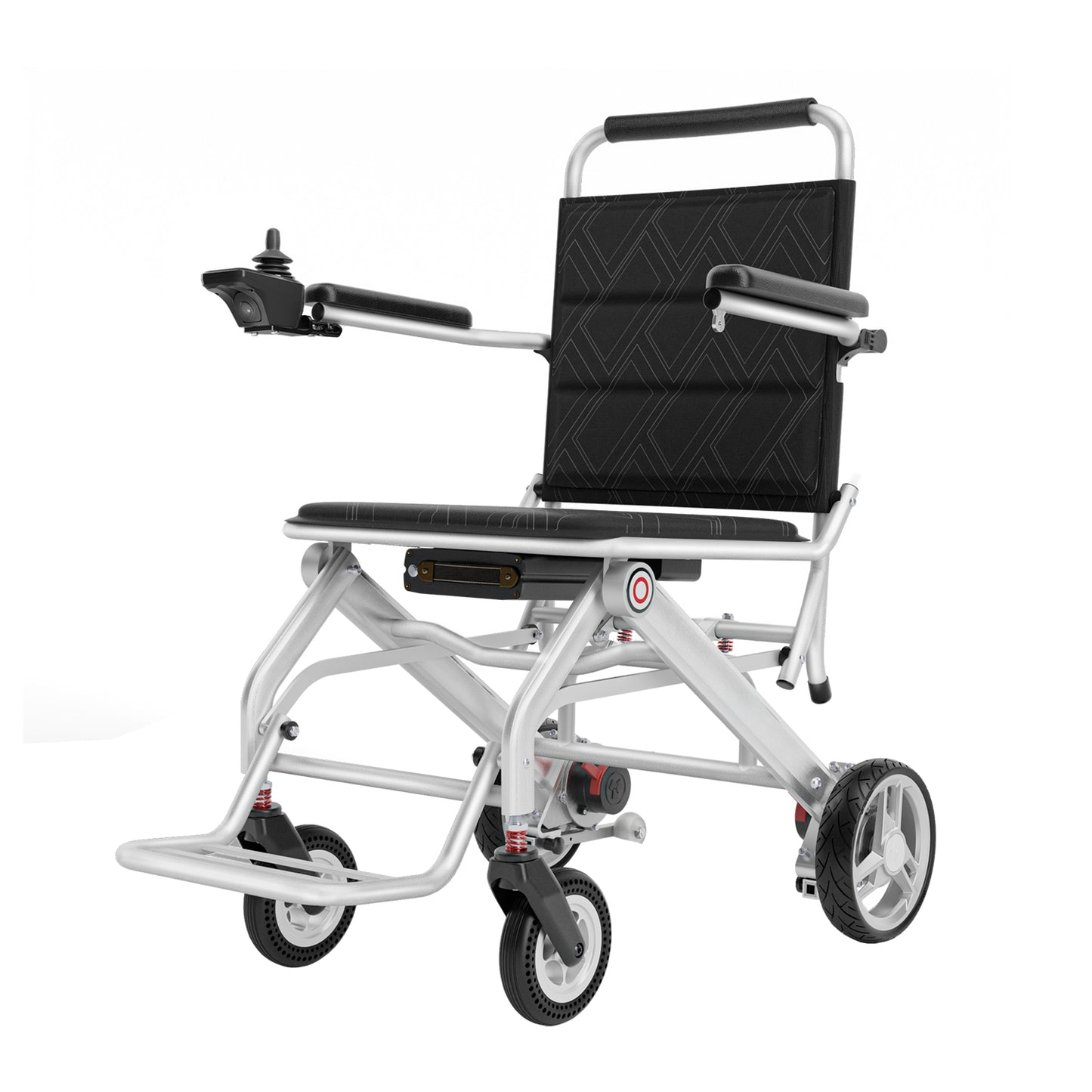 Invvqu VITA-1S Silber faltbarer Elektrorollstuhl– 500W Motor, 12Ah Akku, 20 km Reichweite