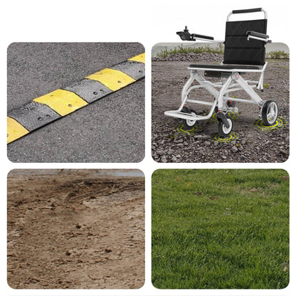 Invvqu VITA-1S Silber faltbarer Elektrorollstuhl– 500W Motor, 12Ah Akku, 20 km Reichweite