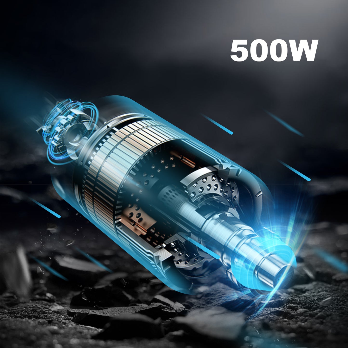 Invvqu VITA-1S Silber faltbarer Elektrorollstuhl– 500W Motor, 12Ah Akku, 20 km Reichweite