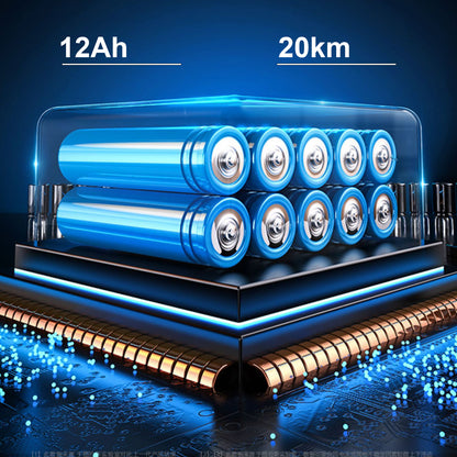 Invvqu VITA-1S Silber faltbarer Elektrorollstuhl– 500W Motor, 12Ah Akku, 20 km Reichweite