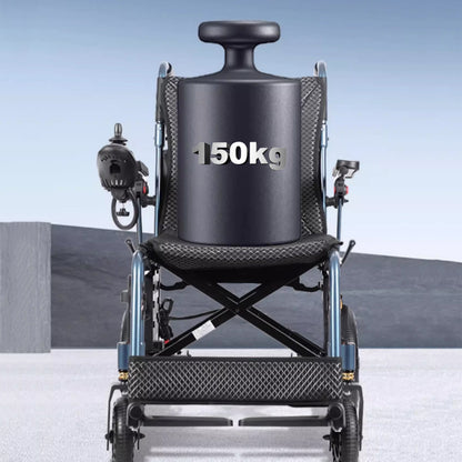 Invvqu E08 – Leichter faltbarer Elektrorollstuhl, 500 W, 10 Ah, kompakt für Alltag & Transport