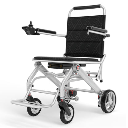 Invvqu V1S – Fauteuil roulant électrique pliant ultraléger, seulement 14,5 kg, idéal pour voyager