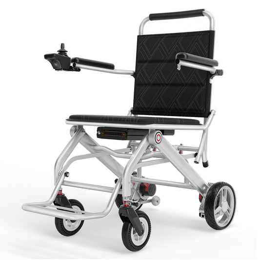 Invvqu V1S Leichter Elektrorollstuhl – nur 14,5 kg ohne Akku, faltbar, 20 km Reichweite