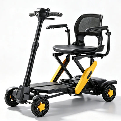 Invvqu E01 – Silla de ruedas eléctrica plegable robusta, 500 W, 20 Ah, 30 km