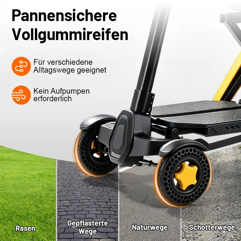 Invvqu E01 – Silla de ruedas eléctrica plegable robusta, 500 W, 20 Ah, 30 km