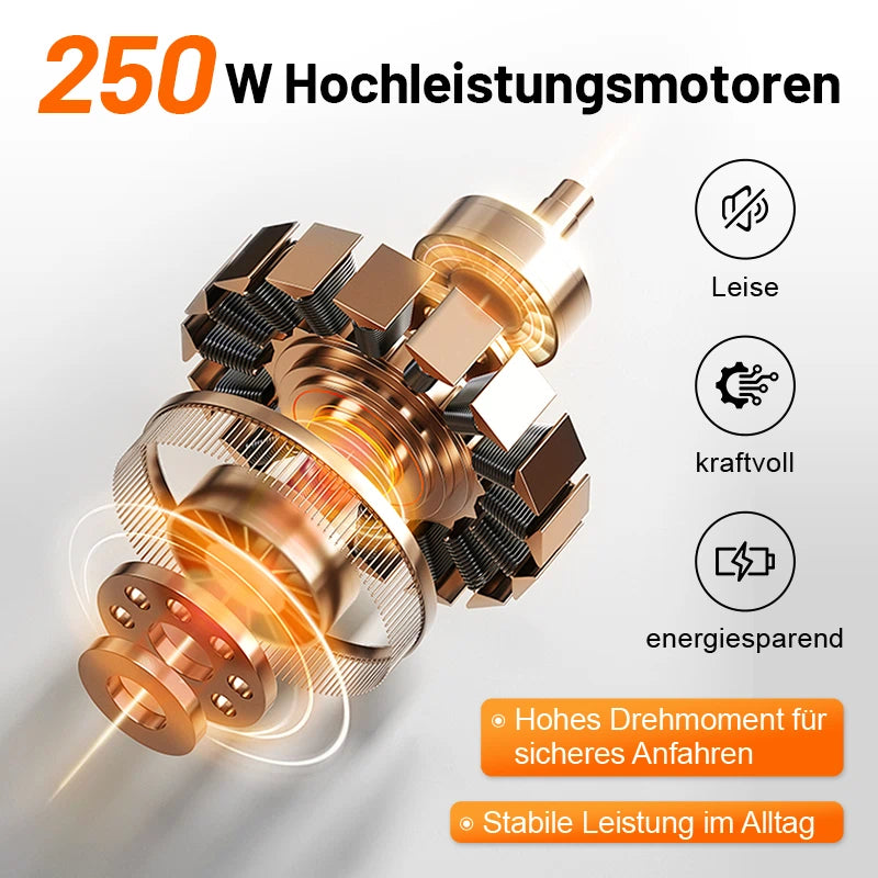 Invvqu E01 – Silla de ruedas eléctrica plegable robusta, 500 W, 20 Ah, 30 km