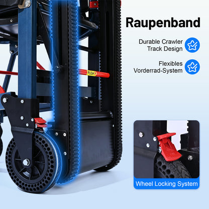T01 Elektrischer Rollstuhl Treppensteiger – Mobile Treppenraupe für Senioren & Menschen mit eingeschränkter Mobilität