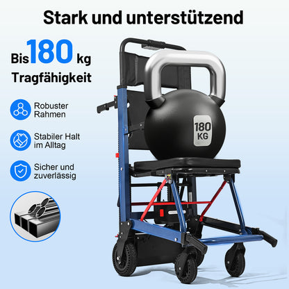 T01 Elektrischer Rollstuhl Treppensteiger – Mobile Treppenraupe für Senioren & Menschen mit eingeschränkter Mobilität
