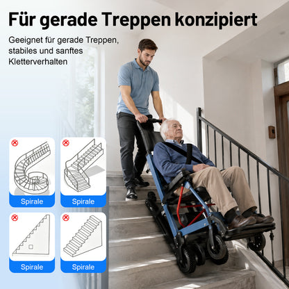 T01 Elektrischer Rollstuhl Treppensteiger – Mobile Treppenraupe für Senioren & Menschen mit eingeschränkter Mobilität