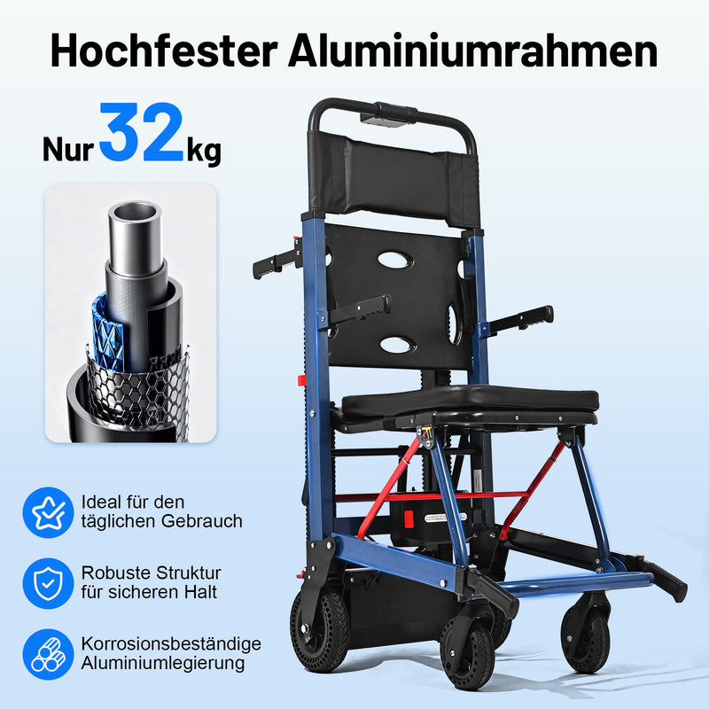 T01 Elektrischer Rollstuhl Treppensteiger – Mobile Treppenraupe für Senioren & Menschen mit eingeschränkter Mobilität