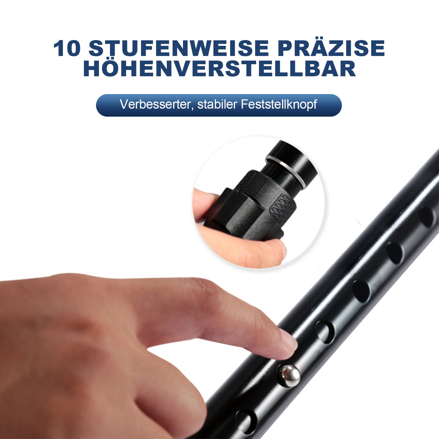 Invvqu C01 – Faltbare leichte Gehhilfe, höhenverstellbar, rutschfest, für Senioren