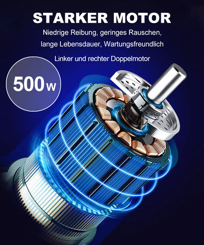 Invvqu D09 Faltbarer Elektrorollstuhl – 500W, 20Ah Akku, 30 km Reichweite, bis 150 kg