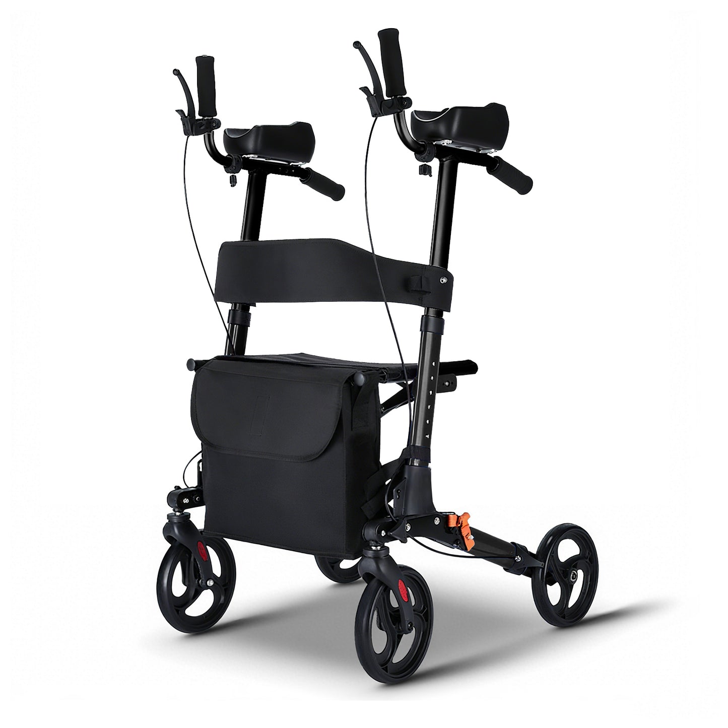 Invvqu W2-S – Rollator mit Unterarmstützen und Armauflagen, höhenverstellbar, bis 150 kg