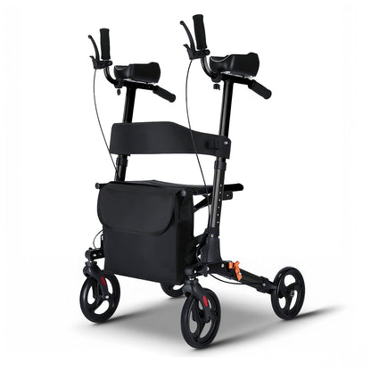 Invvqu W2-S – Rollator mit Unterarmstützen und Armauflagen, höhenverstellbar, bis 150 kg