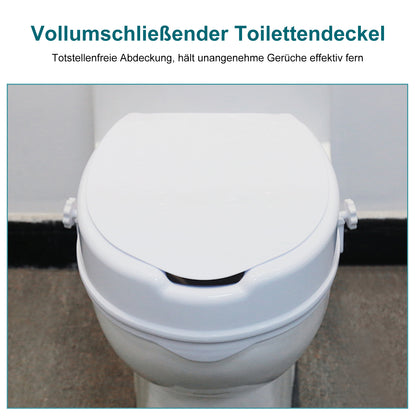 Invvqu T01-BS – Toilettenaufsatz mit sicherem Halt, 100 kg Tragkraft, für Senioren