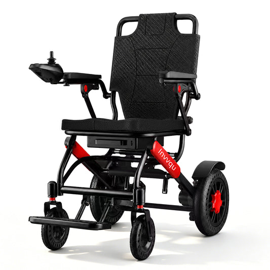 Invvqu V4-H – Faltbarer Elektrorollstuhl mit starkem 500-W-Motor, stabil bis 150 kg