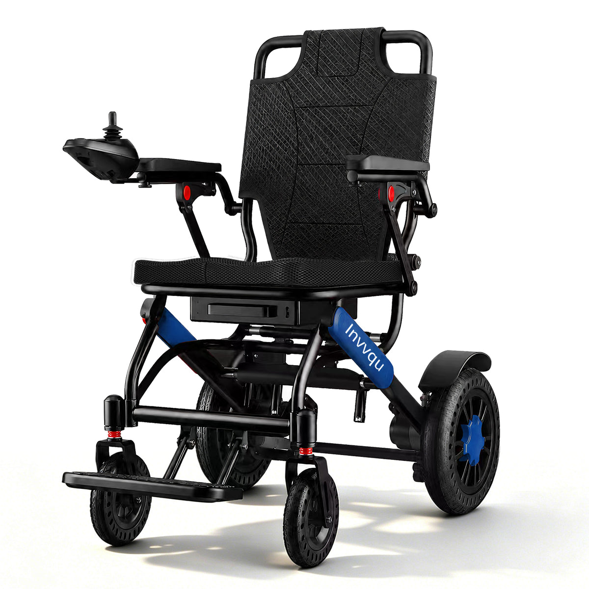 Invvqu V4-L – Stabiler faltbarer Elektrorollstuhl, 500 W, 12 Ah, bis 150 kg