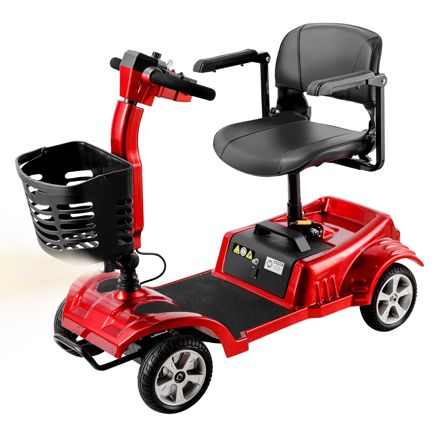 Invvqu Z02 Elektromobil in Rot – faltbar, 350W Motor, 20 km Reichweite, 150 kg