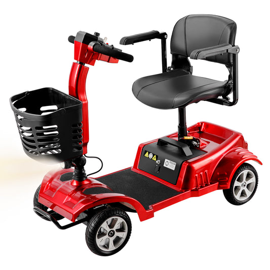Invvqu Z02 Elektromobil in Rot – faltbar, 350W Motor, 20 km Reichweite, 150 kg