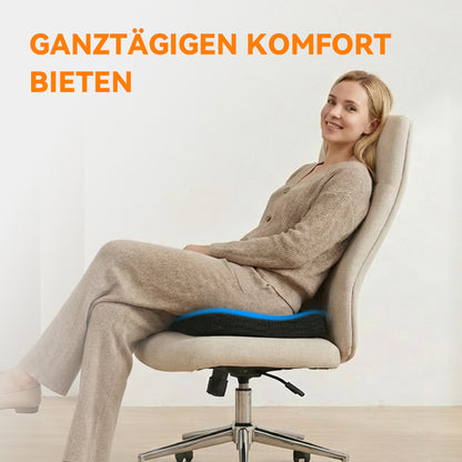 Invvqu ZD01 – Ergonomisches Sitzkissen aus Memory-Schaum, 42 × 42 cm, druckentlastend