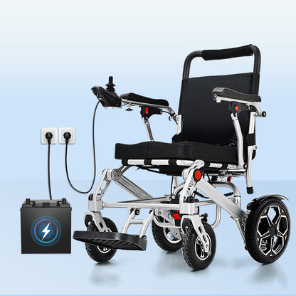 Invvqu E10 – Silla de ruedas eléctrica plegable, 500W, 12Ah, ideal para la vida diaria y acompañantes