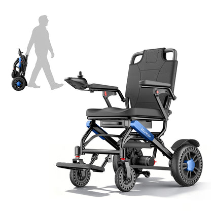 Invvqu V4-L – Stabiler faltbarer Elektrorollstuhl, 500 W, 12 Ah, bis 150 kg