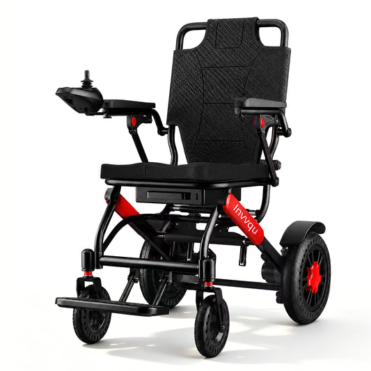 Invvqu V4-H Faltbarer Elektrorollstuhl – 500 W, 20 km Reichweite, bis 150 kg
