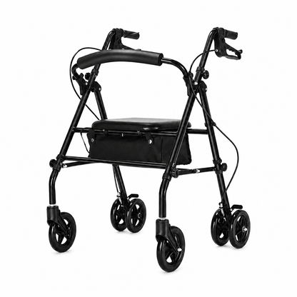 Invvqu W5 – Leichter faltbarer Rollator, 8,14 kg, mit Sitz & Tasche, höhenverstellbartellbar