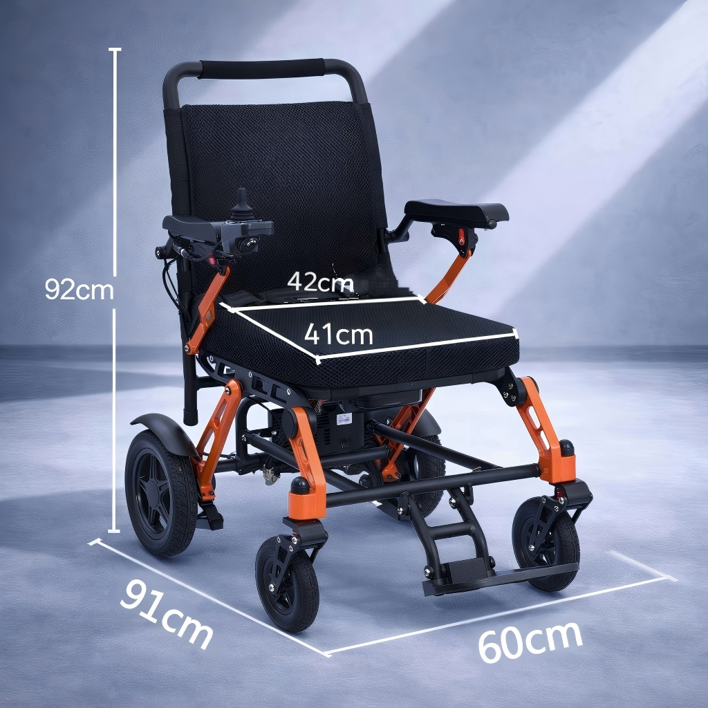 Invvqu XP02 Elektrischer Rollstuhl – 12Ah Akku, 20 km Reichweite, bis 150 kg