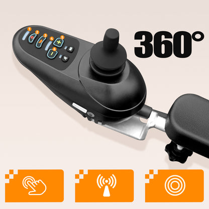 Invvqu VITA-2 Elektrorollstuhl – 500 W Motor, faltbar, 20 km Reichweite, bis 150 kg