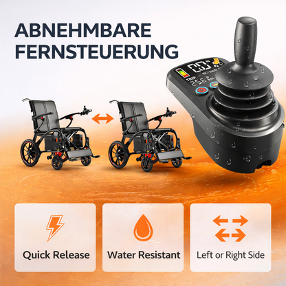 Invvqu XP06 Carbon Elektrorollstuhl, faltbar, 16 kg, bis 30 km Reichweite