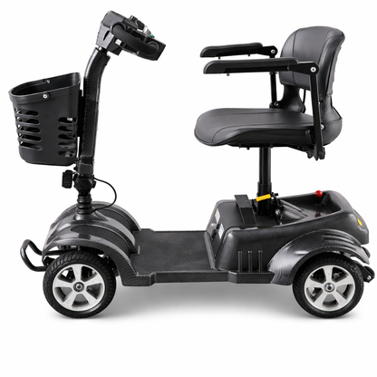 Invvqu Z02 Elektromobil in Schwarz – faltbar, 350W Motor, 20 km Reichweite, 150 kg