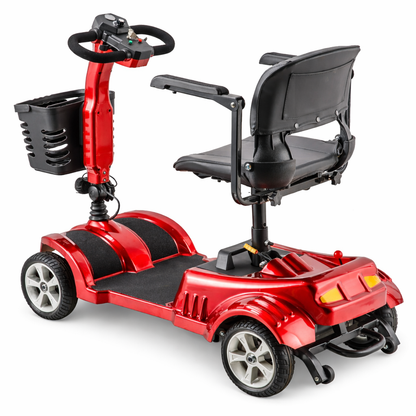 Invvqu Z02 Elektromobil in Rot – faltbar, 350W Motor, 20 km Reichweite, 150 kg