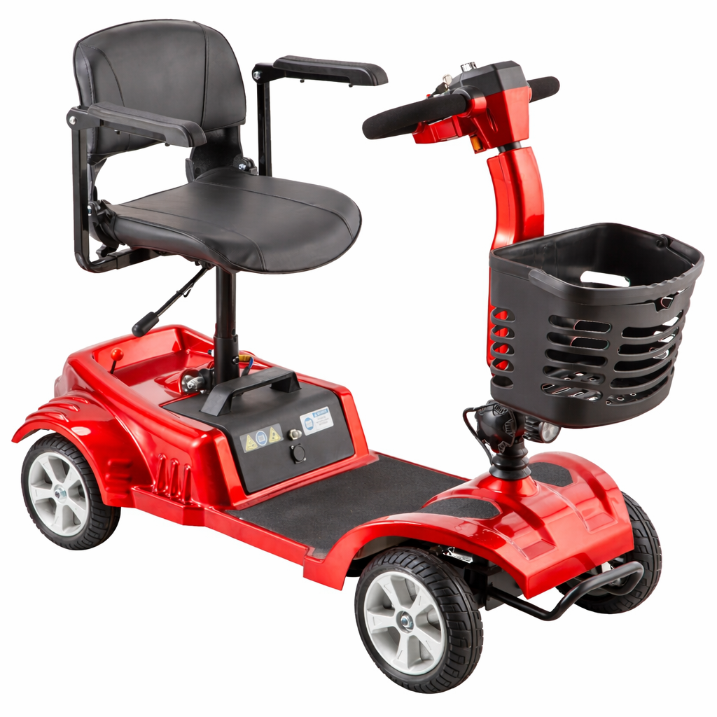 Invvqu Z02 Elektromobil in Rot – faltbar, 350W Motor, 20 km Reichweite, 150 kg